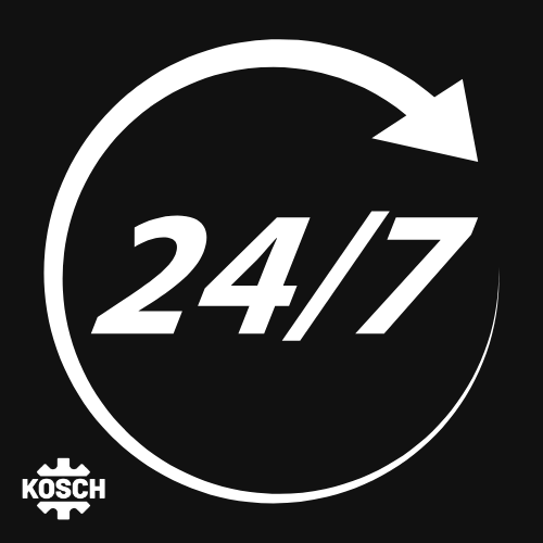 24/7 erreichbar